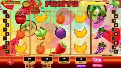 Slot Fruit Bar